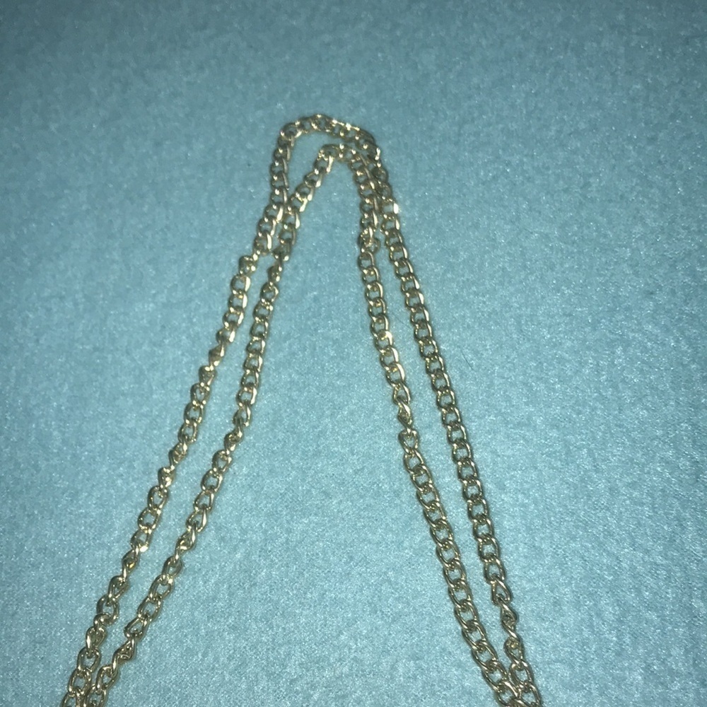 WALBORG vintage hand beaded pearl wristlet with gold chain NEW - Picture 3 of 11